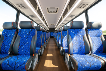 Idaho Falls Charter Bus Inside