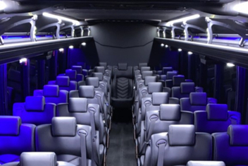 Idaho Falls Charter Bus Interior
