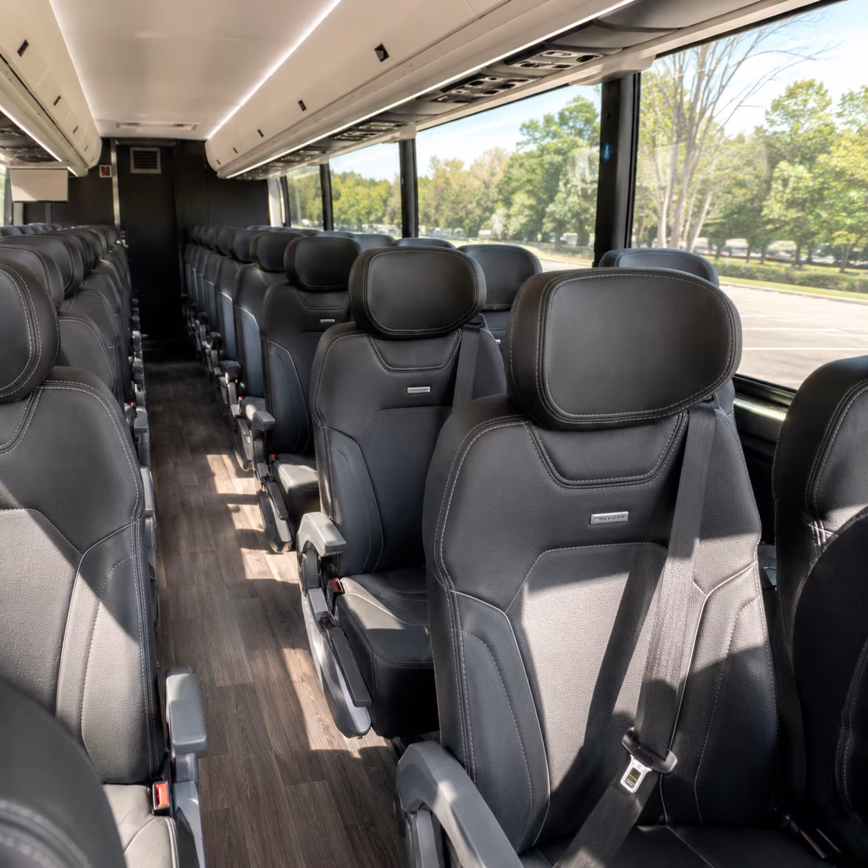 idaho falls charter bus rental interior
