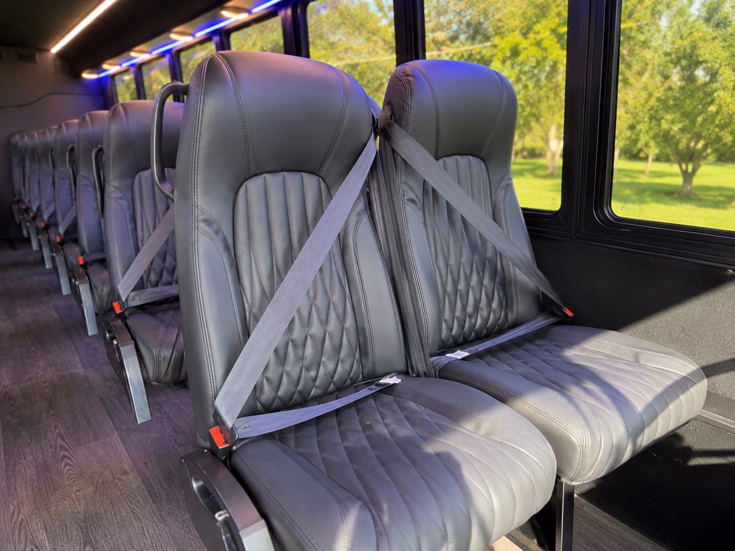 idaho falls wedding transportation onboard seating